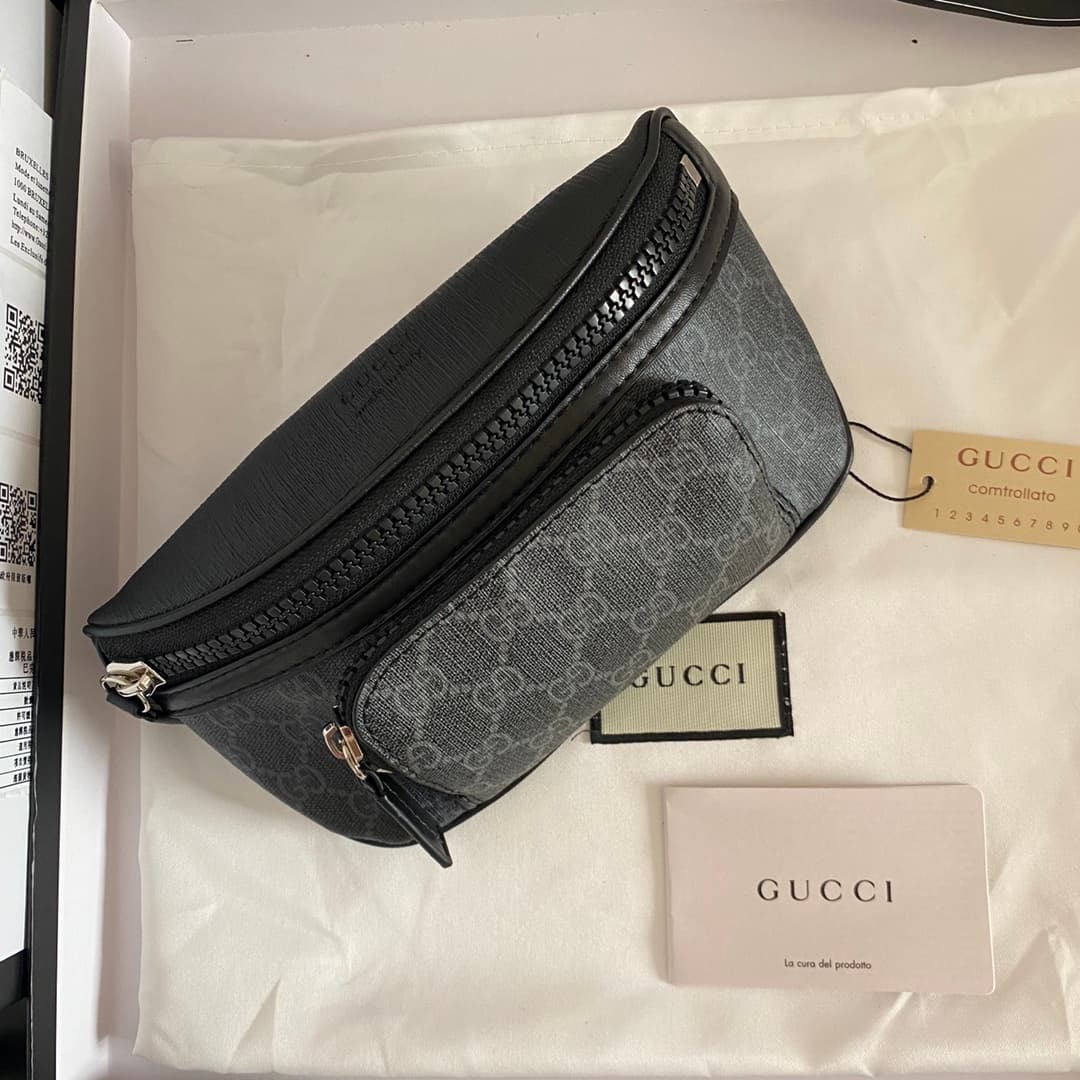Gucci Bags GG Waist Bag Chest Pack Black 450946 | Yupoo Rep Bags image 1