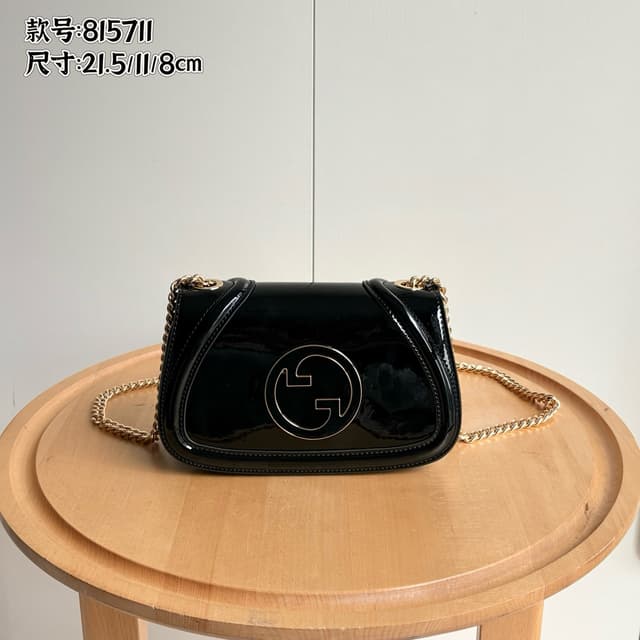 Gucci GG Blondie Small Shoulder Bag Balck | Yupoo Rep Bags image 1
