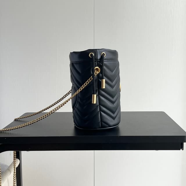 Gucci Cowhide Black Crossbody Bag Best Quality - 575163 | Yupoo Rep Bags image 3