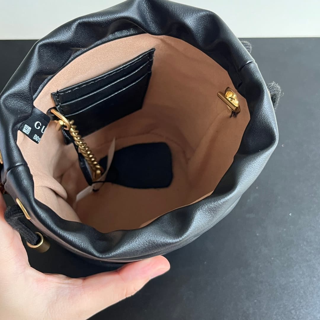 YupooPA Gucci Cowhide Black Crossbody Bag Best Quality - 575163 image 7