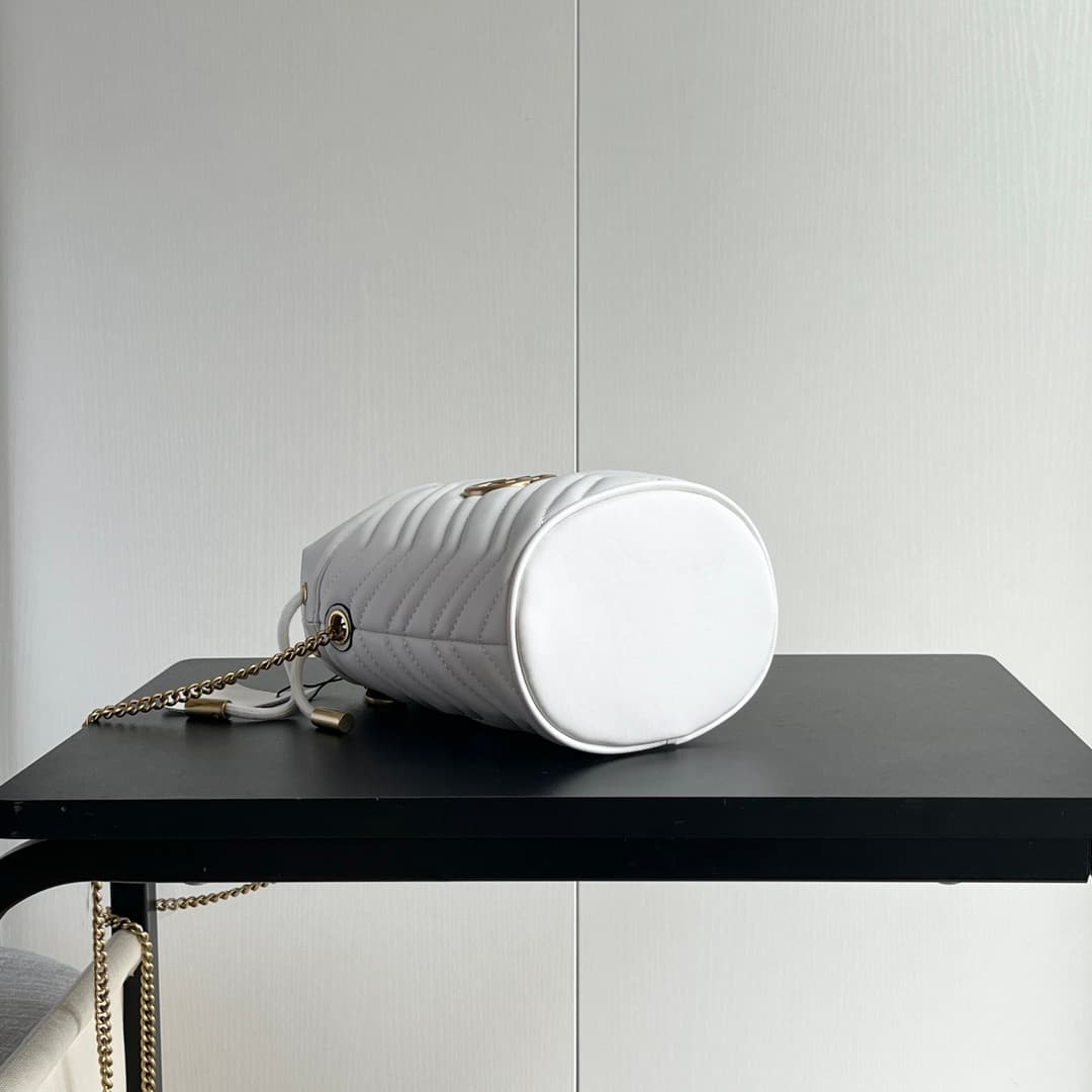 YupooPA Gucci Cowhide White Crossbody Bag Best Quality - 575163 image 5