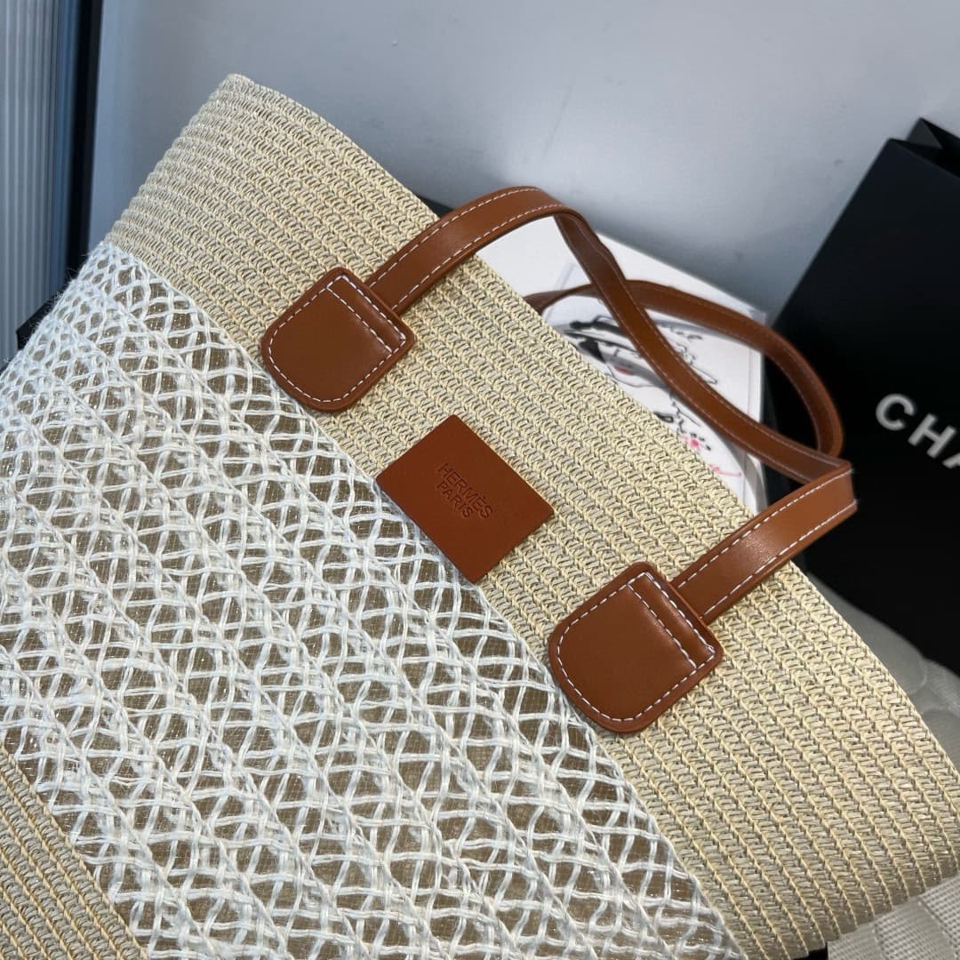 YupooPA Bags - Hermes Rafia Straw Tote - Summer Essential 🧺 image 6