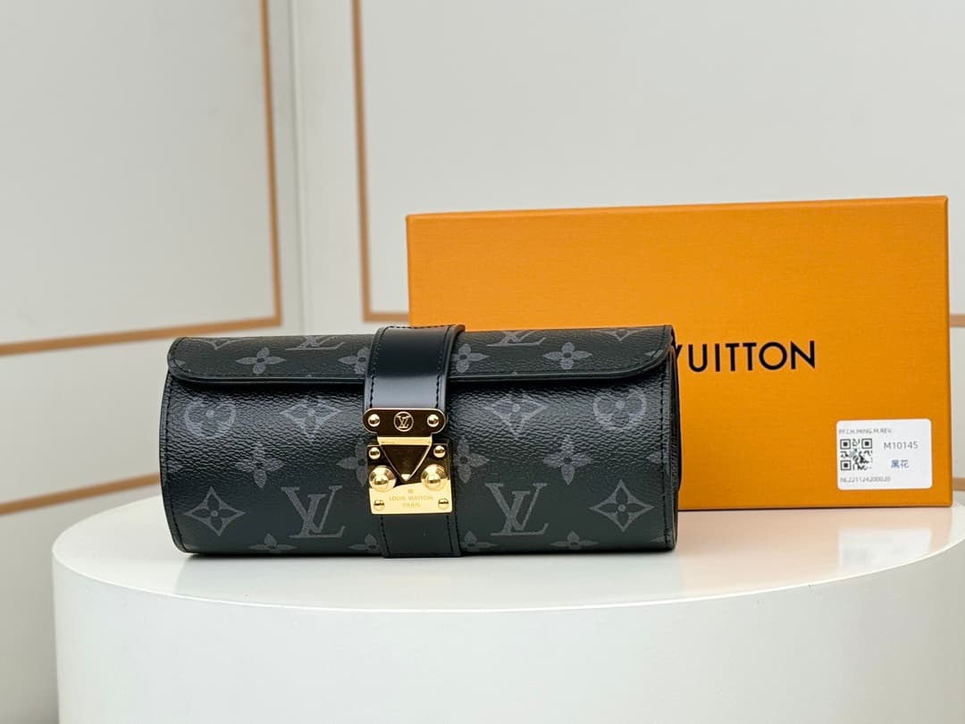 Lv M10145 Black Flower Etui Bijou Handbag image 1