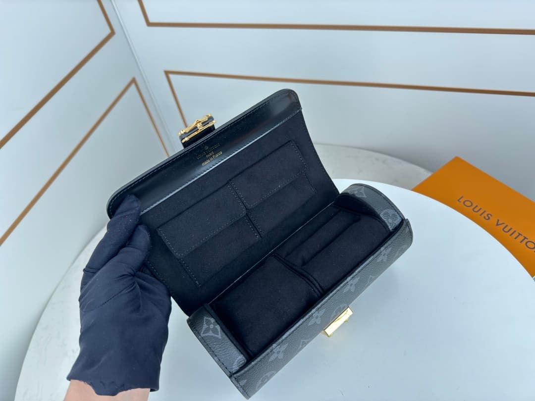 Lv M10145 Black Flower Etui Bijou Handbag image 6