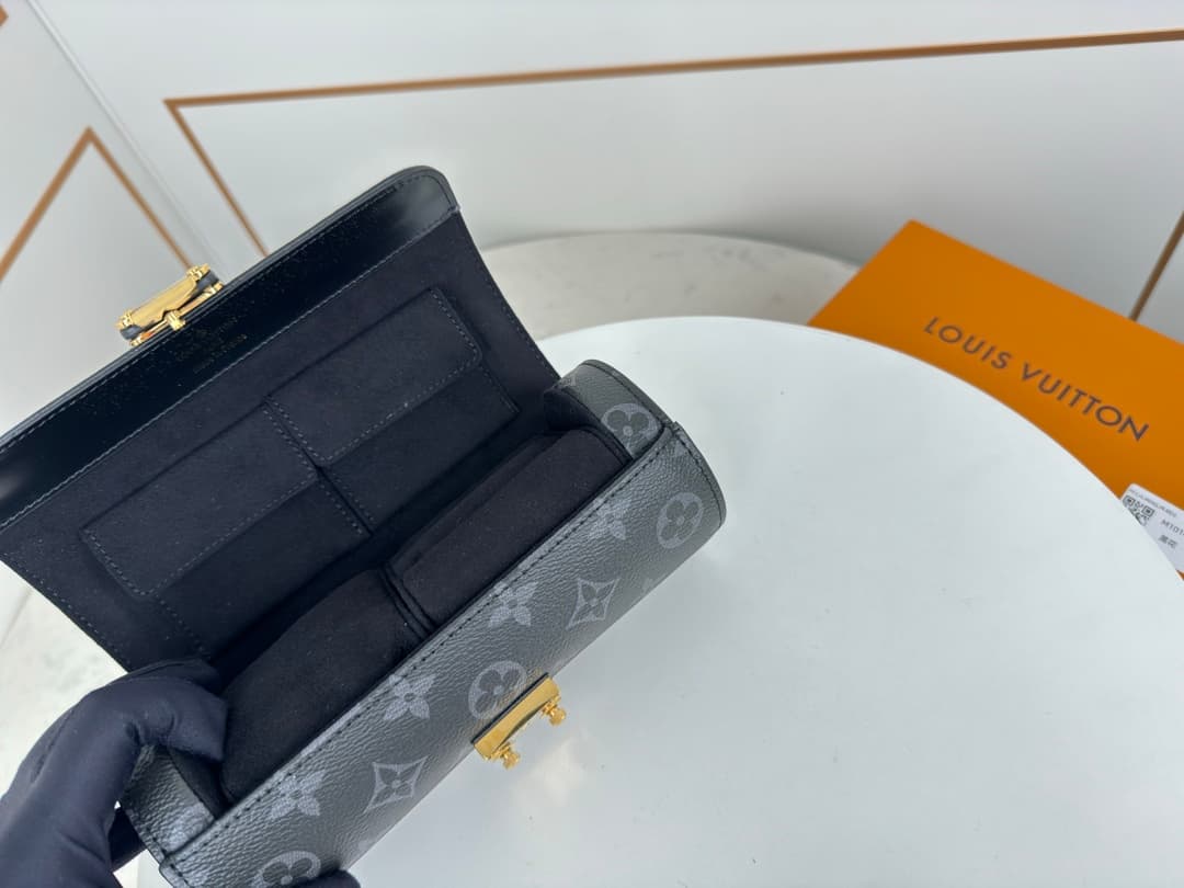 Lv M10145 Black Flower Etui Bijou Handbag image 8