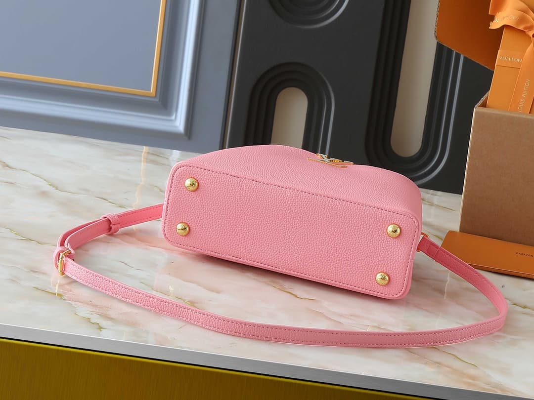 YupooPA Lv Handbag Lv Capucines Malletage Bag Pink image 4