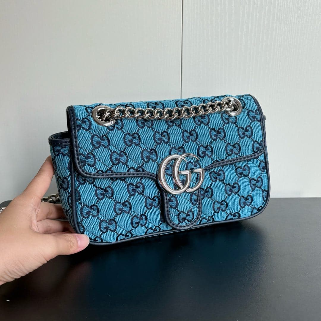 YupooPA Lv Colorblock Gg Marmont Mini Bag - 22Cm🌸 image 9