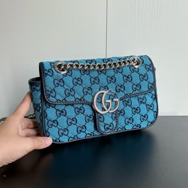 LV Colorblock GG Marmont Mini Bag - 22cm | Yupoo Rep Bags image 9