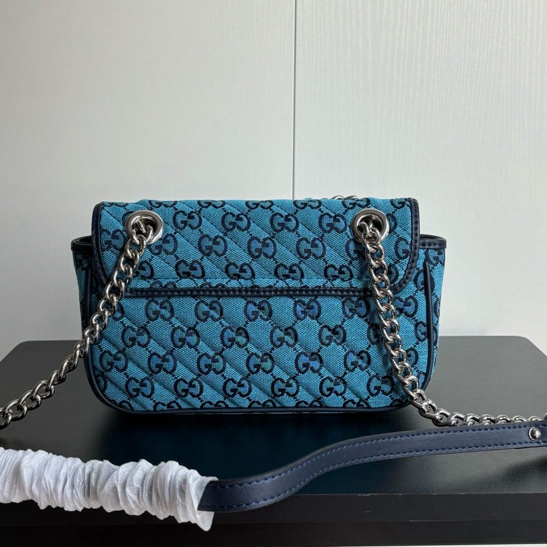 YupooPA Lv Colorblock Gg Marmont Mini Bag - 22Cm🌸 image 3