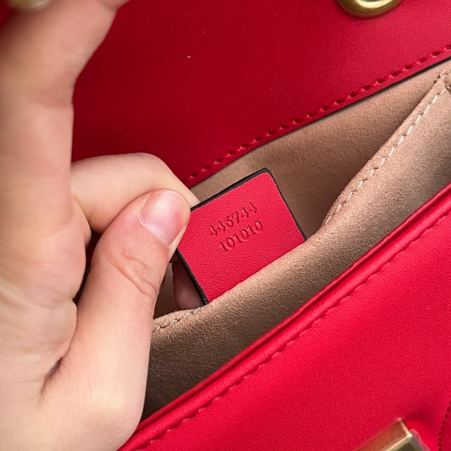 LV Upgraded GG Marmont Mini Bag In Red | Yupoo Rep Bags image 9