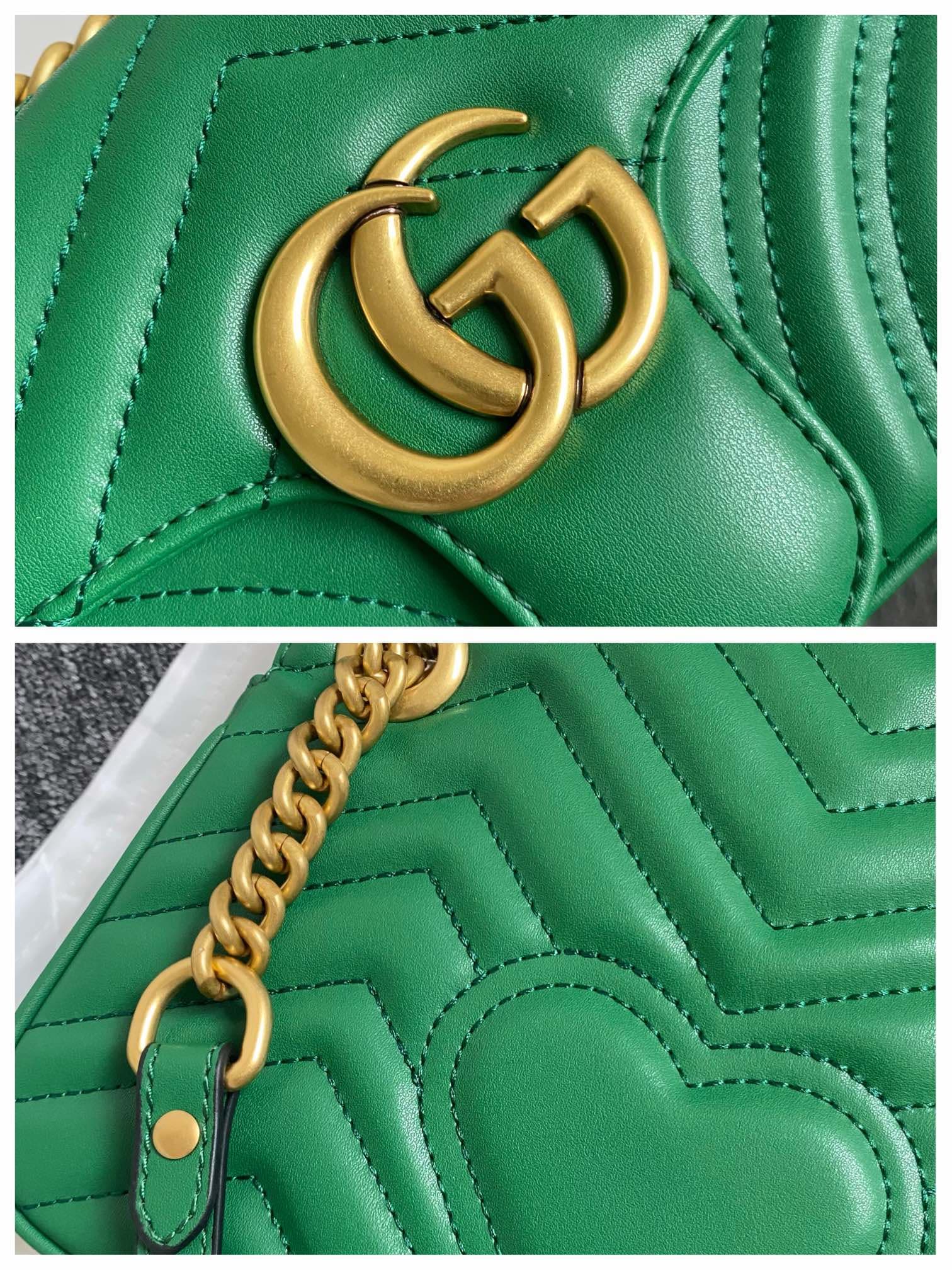 YupooPA Lv Vibrant Green Quilted Mini Crossbody Bag 🍃 image 7