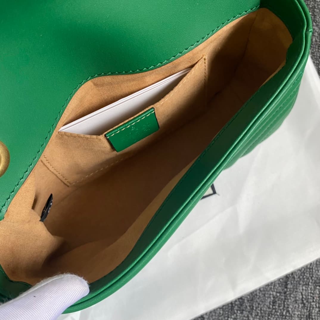 YupooPA Lv Vibrant Green Quilted Mini Crossbody Bag 🍃 image 8