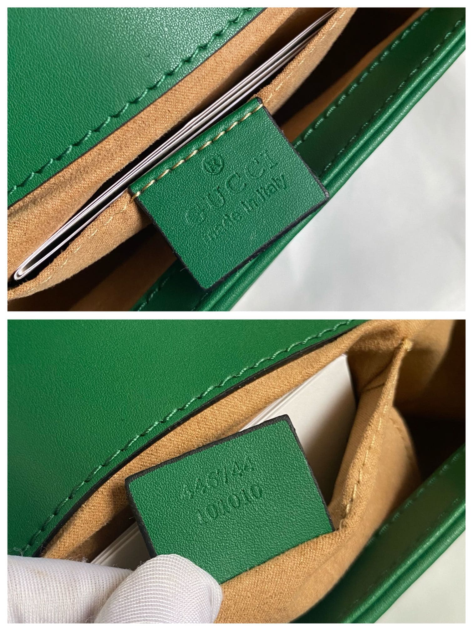 YupooPA Lv Vibrant Green Quilted Mini Crossbody Bag 🍃 image 9