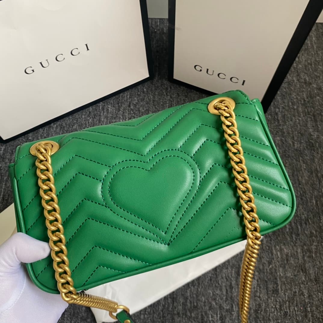 YupooPA Lv Vibrant Green Quilted Mini Crossbody Bag 🍃 image 3