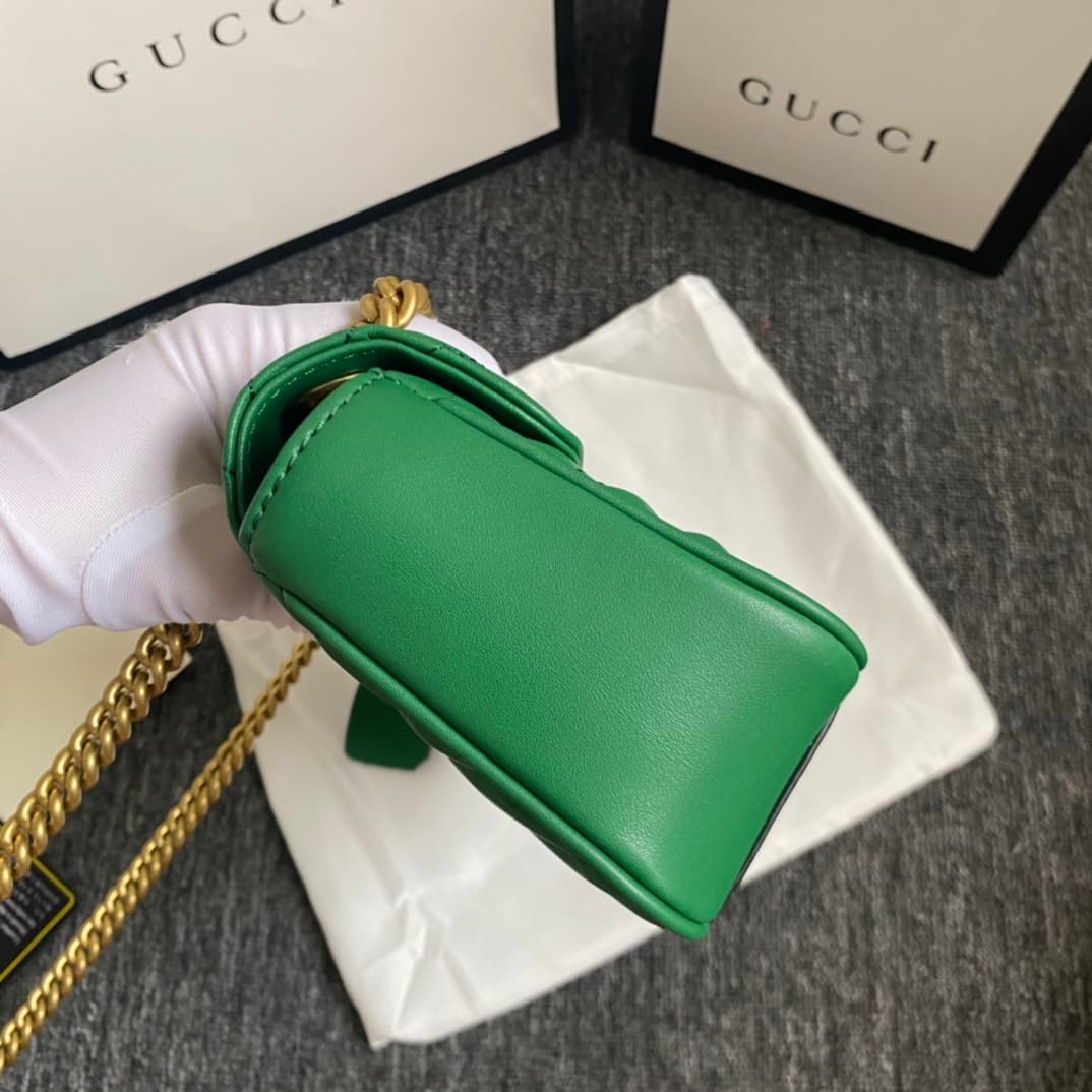 YupooPA Lv Vibrant Green Quilted Mini Crossbody Bag 🍃 image 4