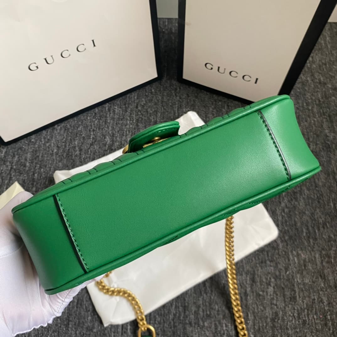 YupooPA Lv Vibrant Green Quilted Mini Crossbody Bag 🍃 image 5