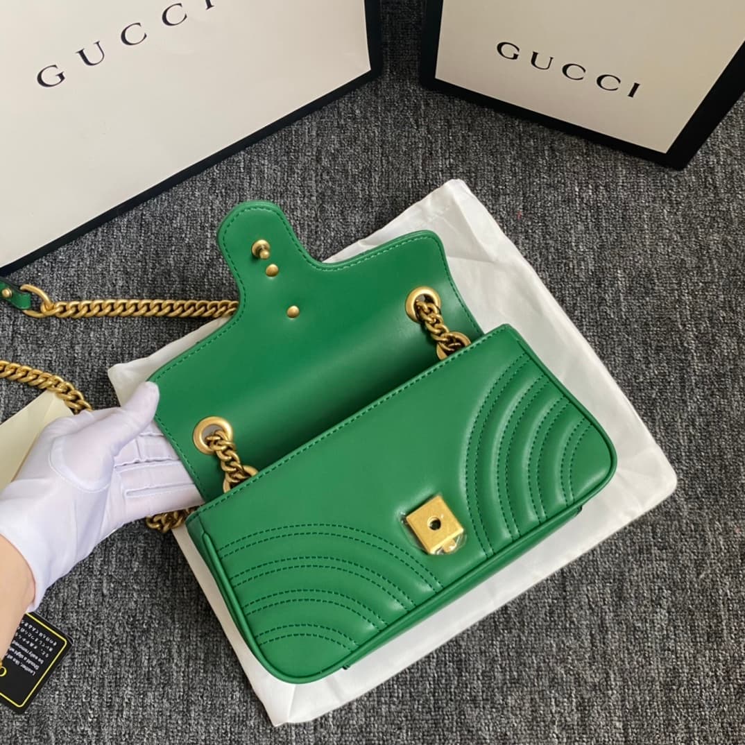 YupooPA Lv Vibrant Green Quilted Mini Crossbody Bag 🍃 image 6