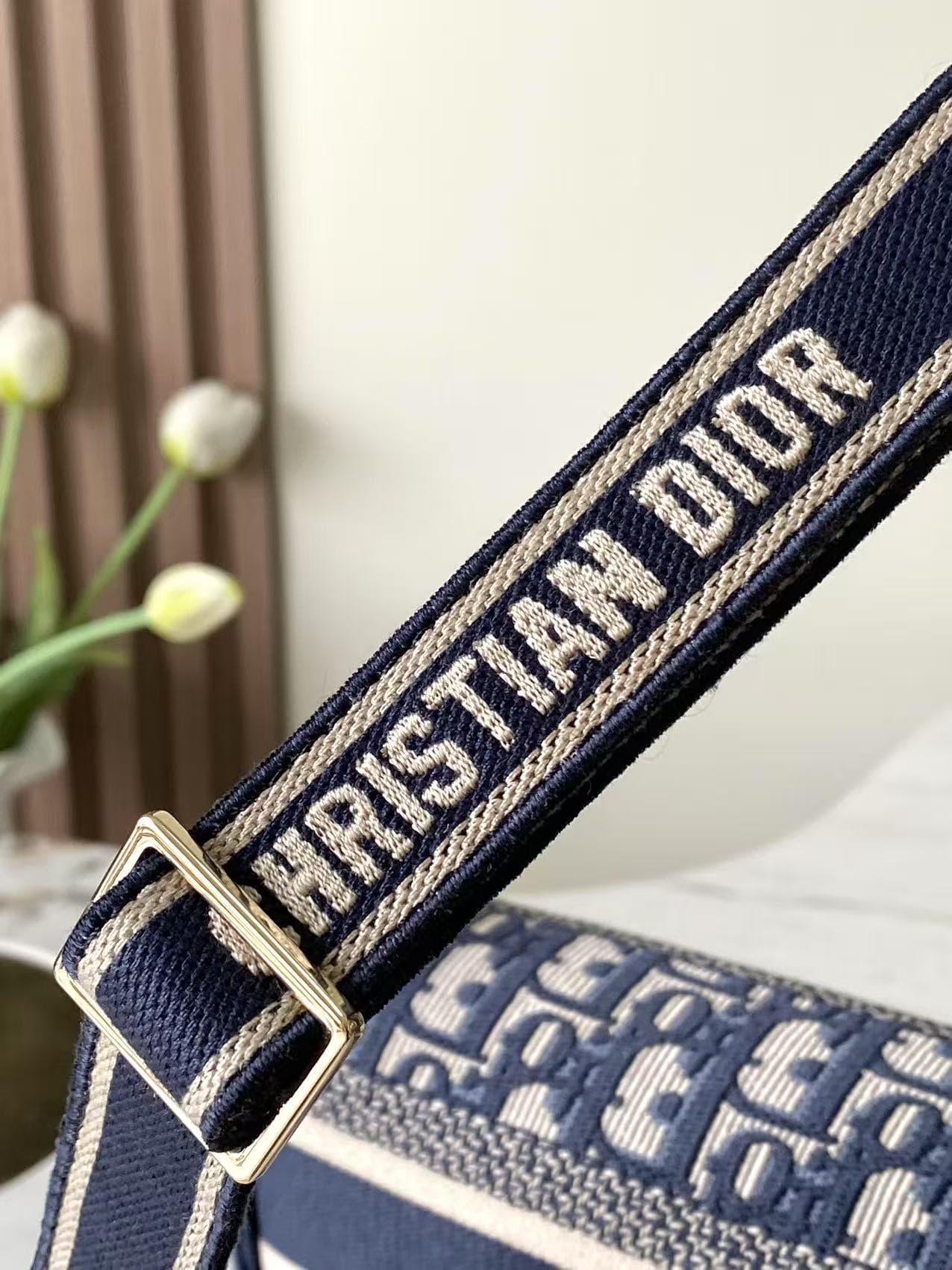 YupooPA Dior Blue Oblique Messenger Small image 8