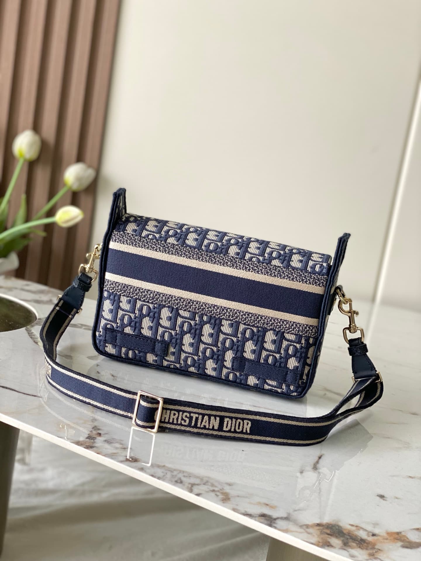 YupooPA Dior Blue Oblique Messenger Small image 2