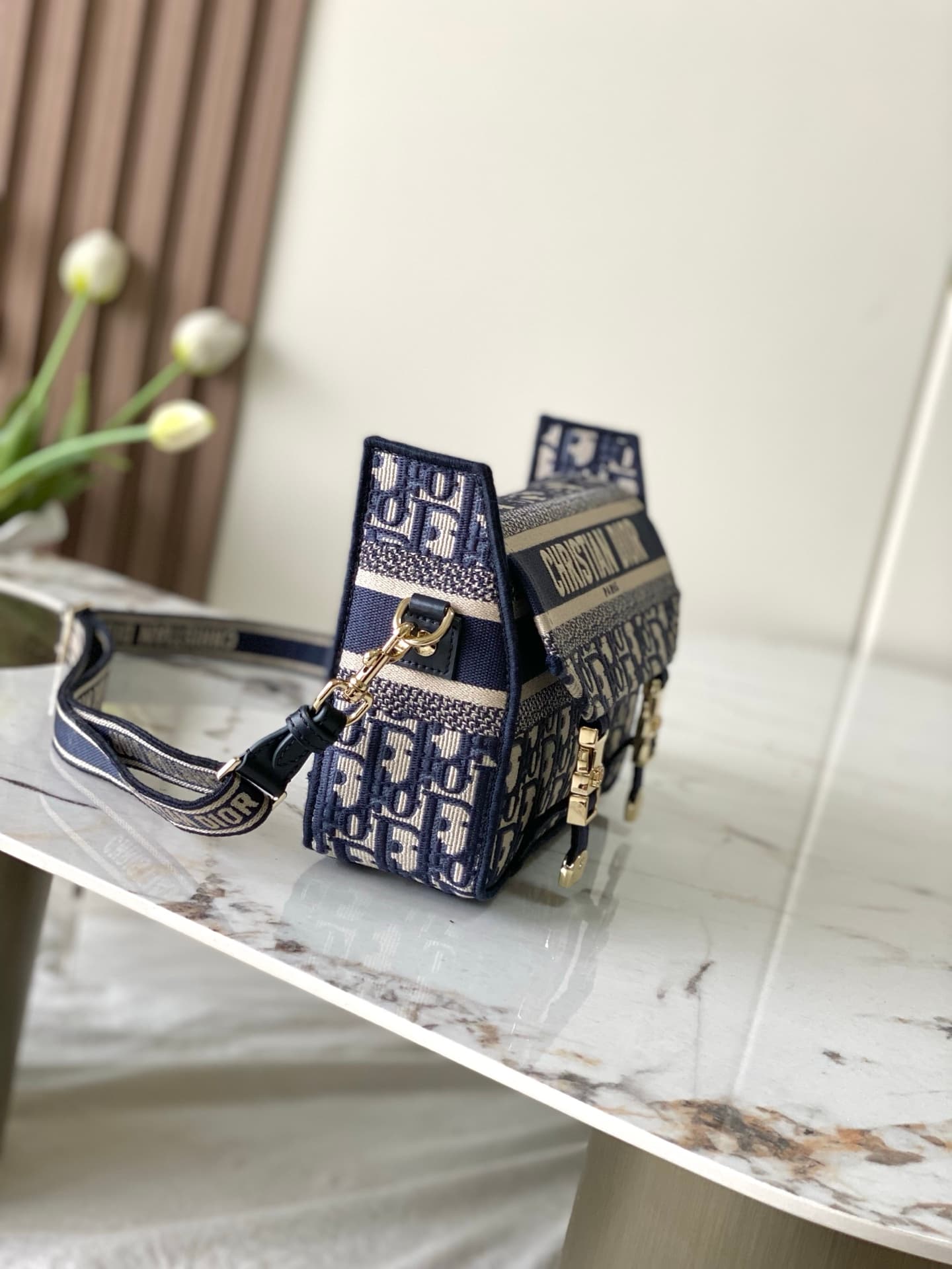 YupooPA Dior Blue Oblique Messenger Small image 3