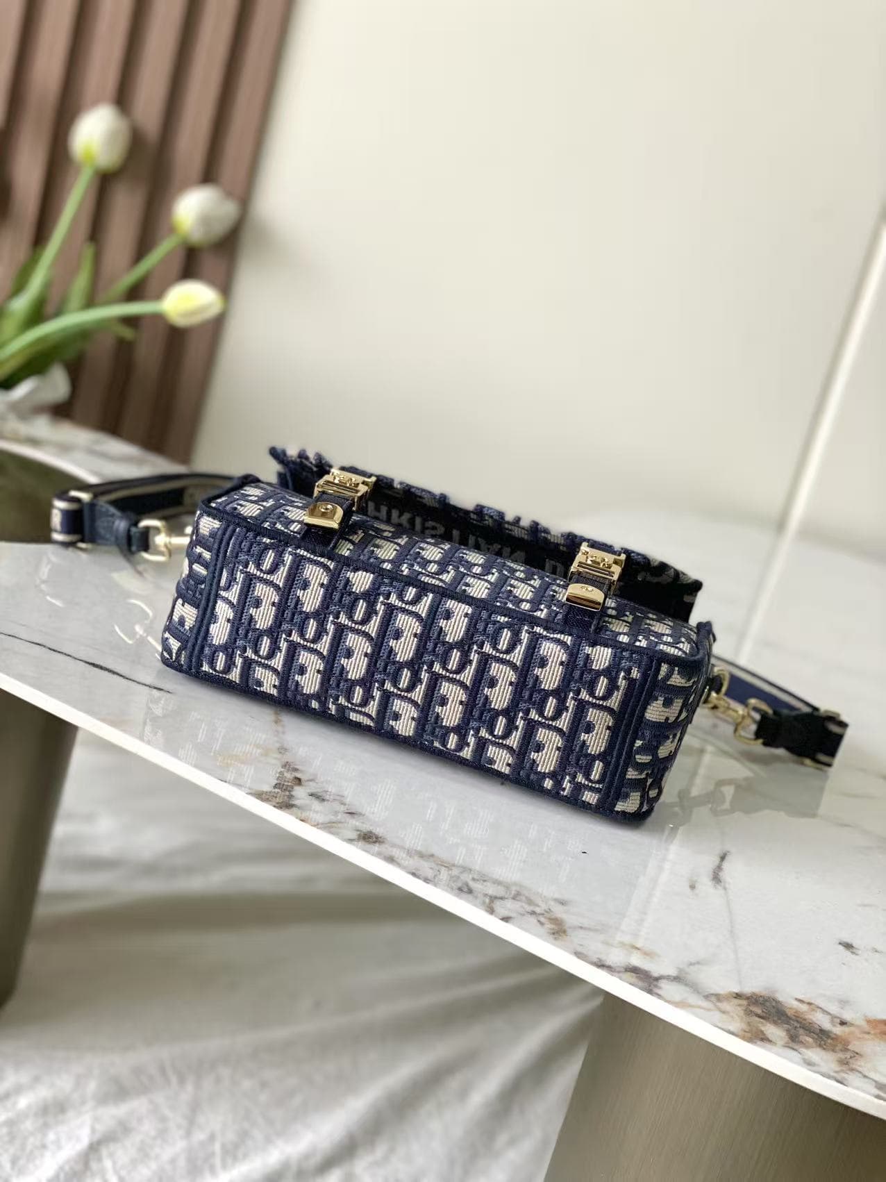 YupooPA Dior Blue Oblique Messenger Small image 4