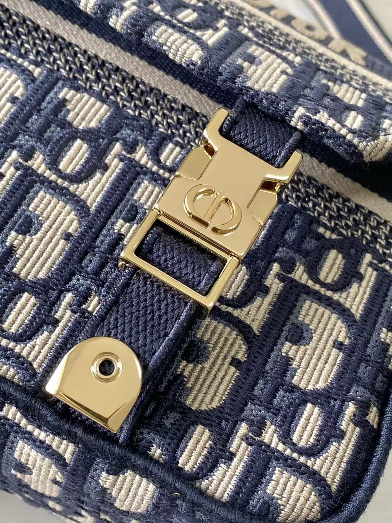 YupooPA Dior Blue Oblique Messenger Small image 5