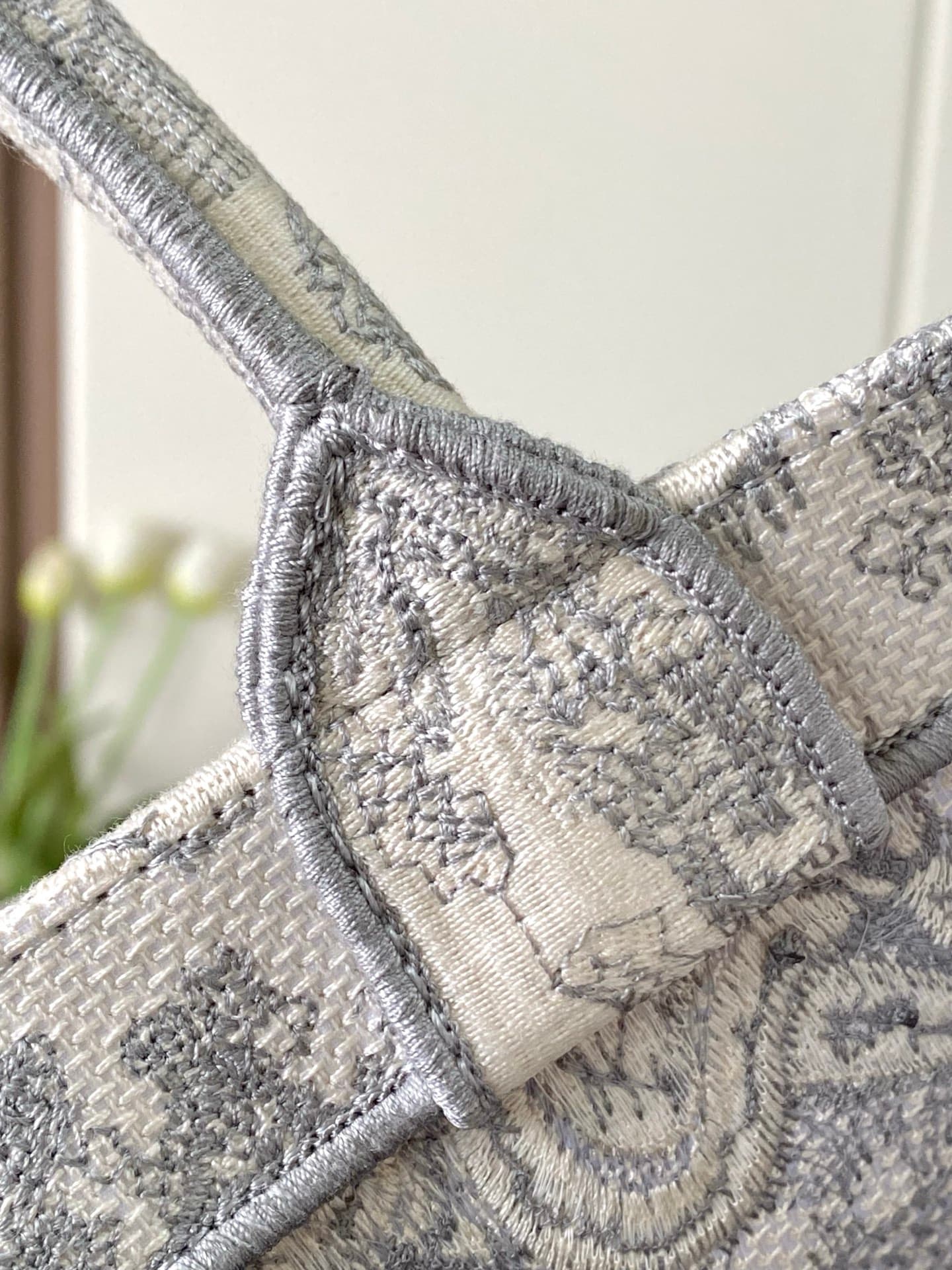 YupooPA Dior Book Tote Mini Grey Oblique Bag image 9