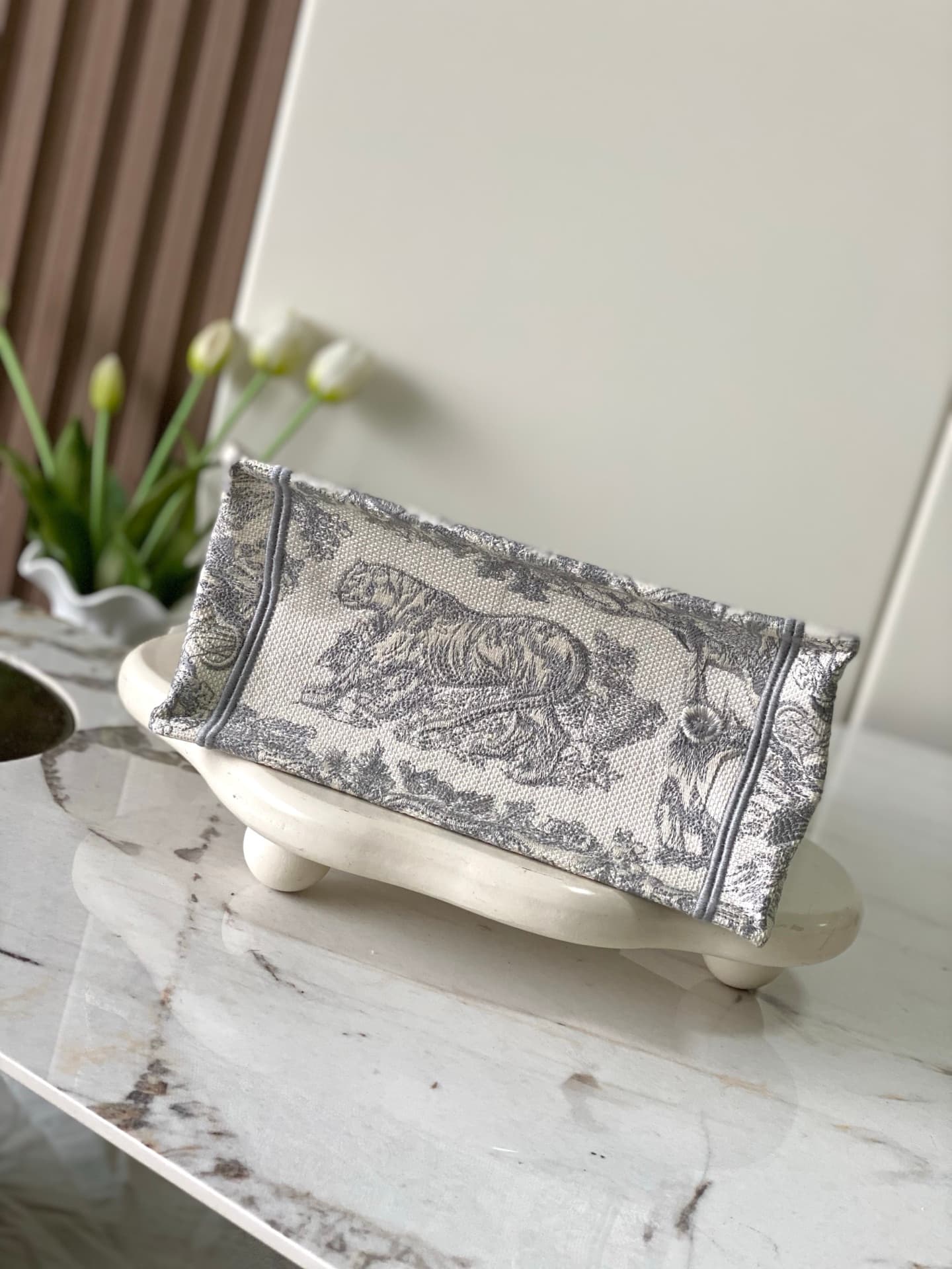 YupooPA Dior Book Tote Mini Grey Oblique Bag image 4