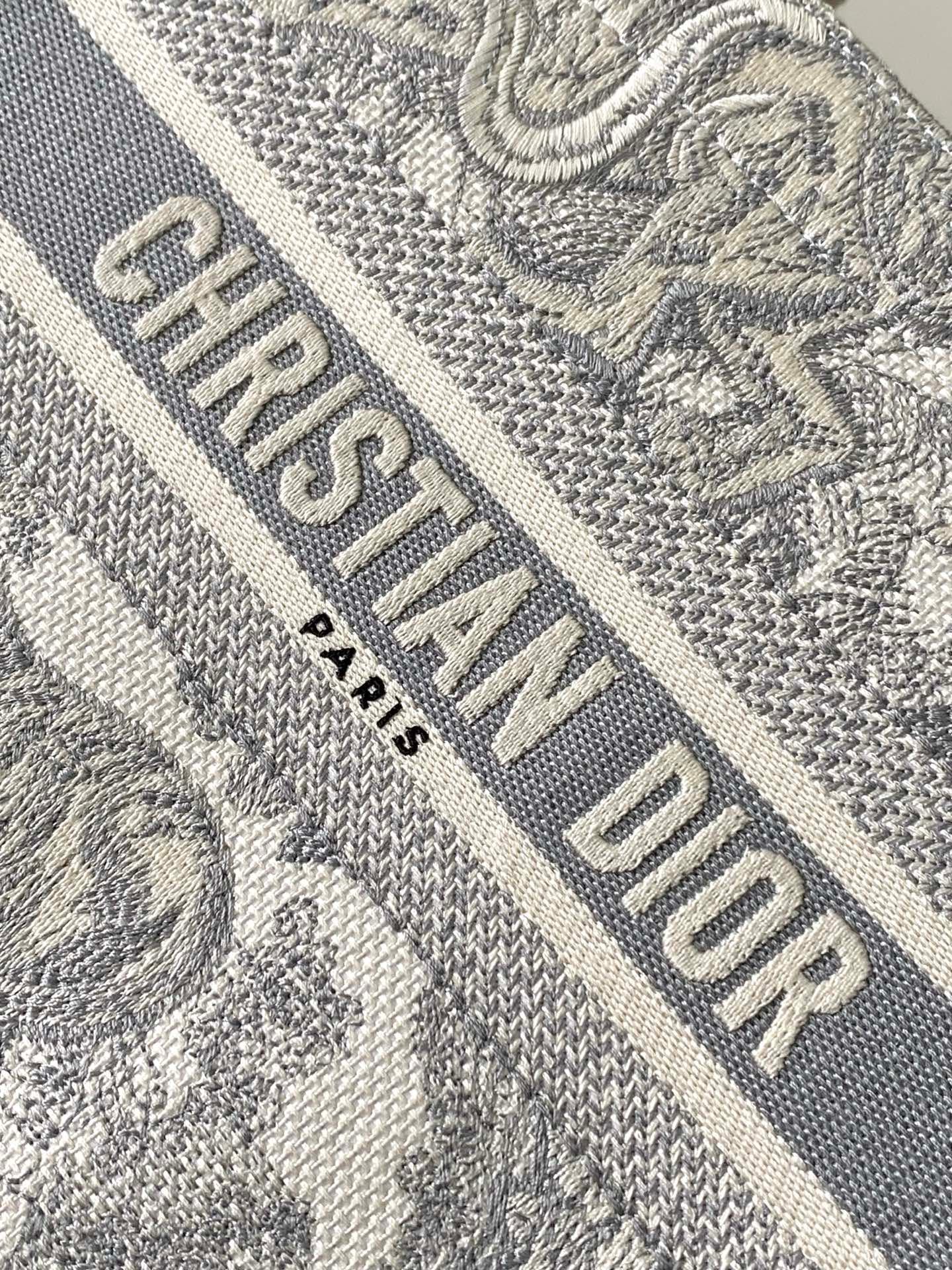 YupooPA Dior Book Tote Mini Grey Oblique Bag image 5