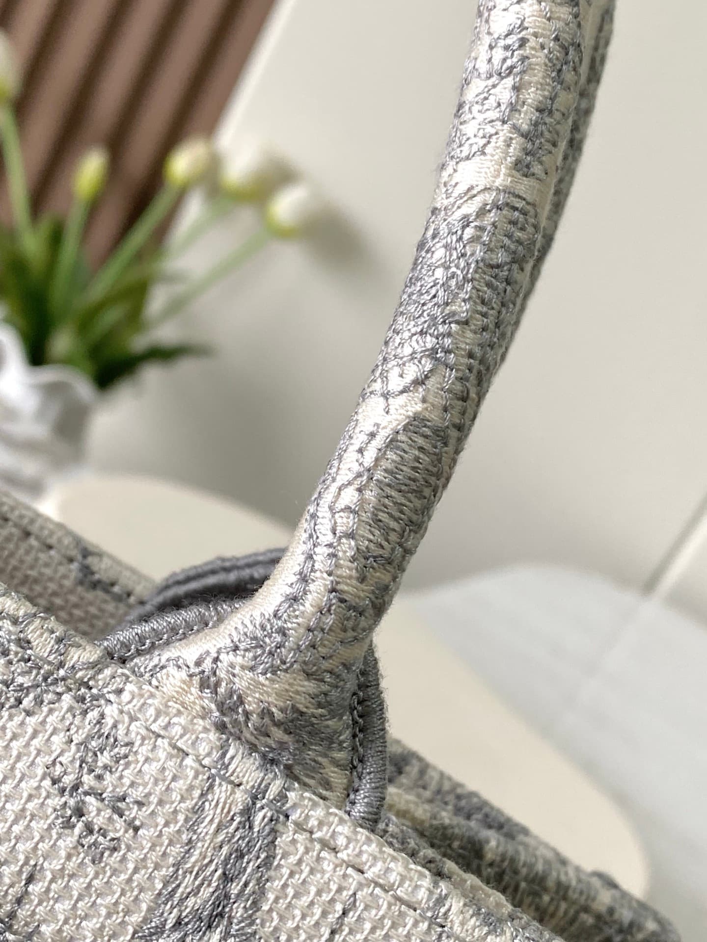 YupooPA Dior Book Tote Mini Grey Oblique Bag image 6