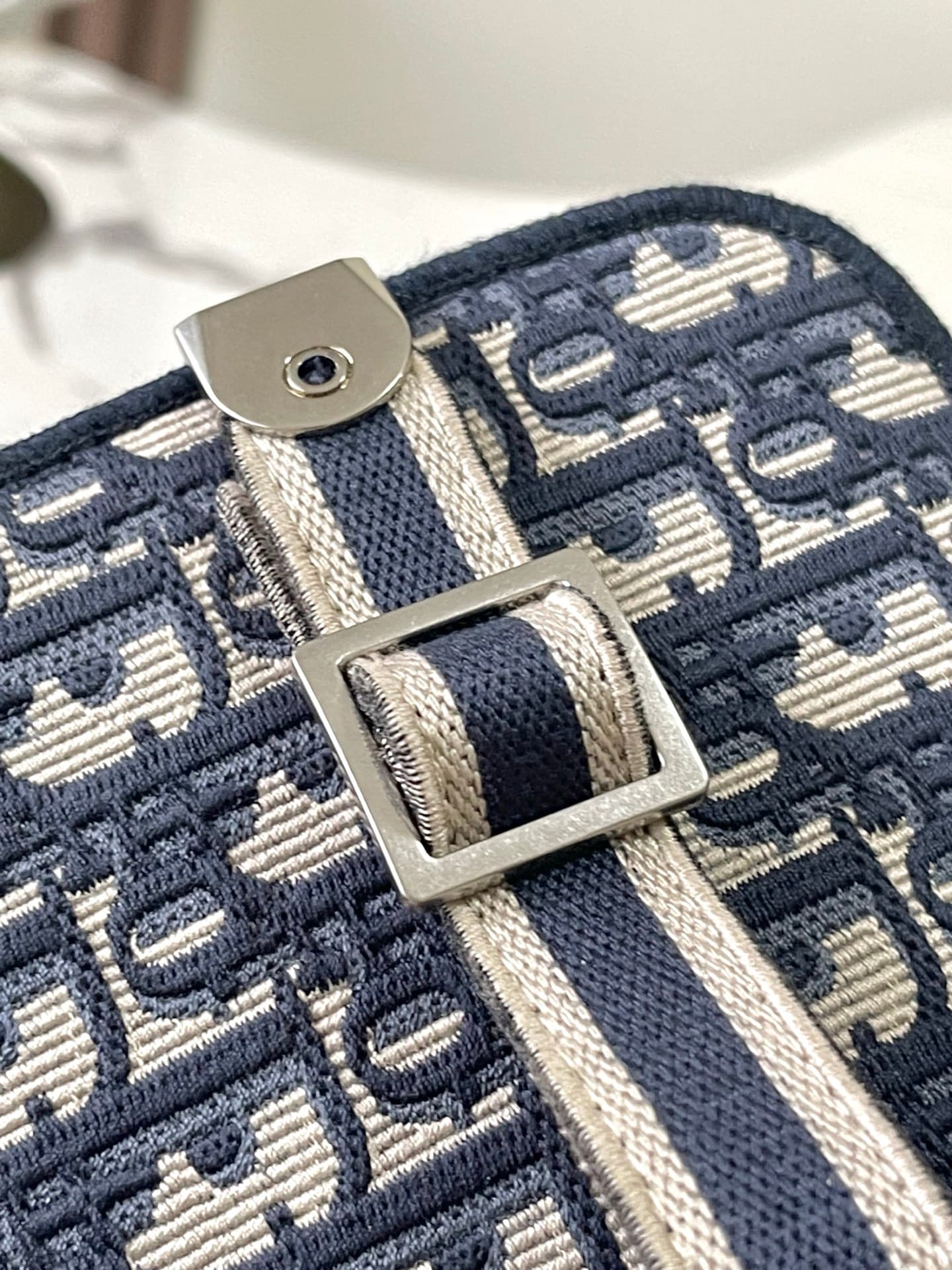 YupooPA Diortravel Vanity Large Blue Oblique Bag image 5