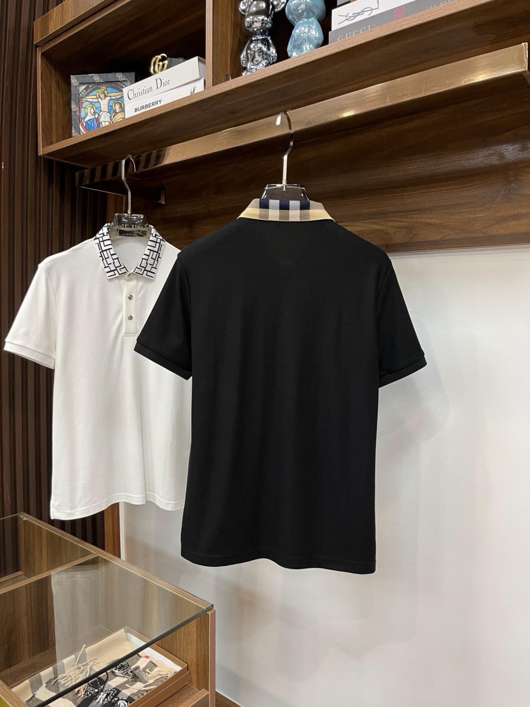 Burberry-🔥🔥1964ss Spring Fashion Collar T-shirt image 3