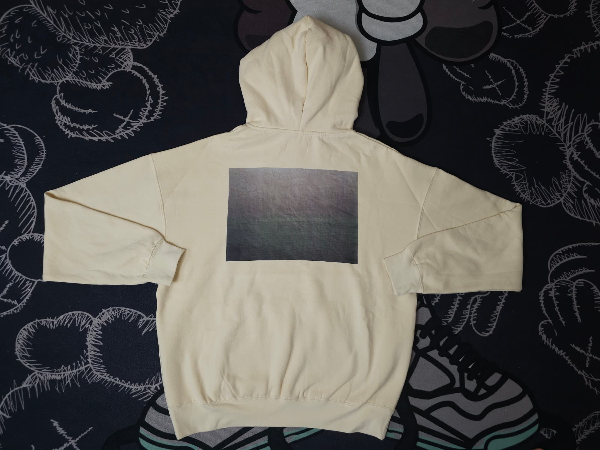 YupooPA Fog Essentials Pullover Hoodie Beige image 2