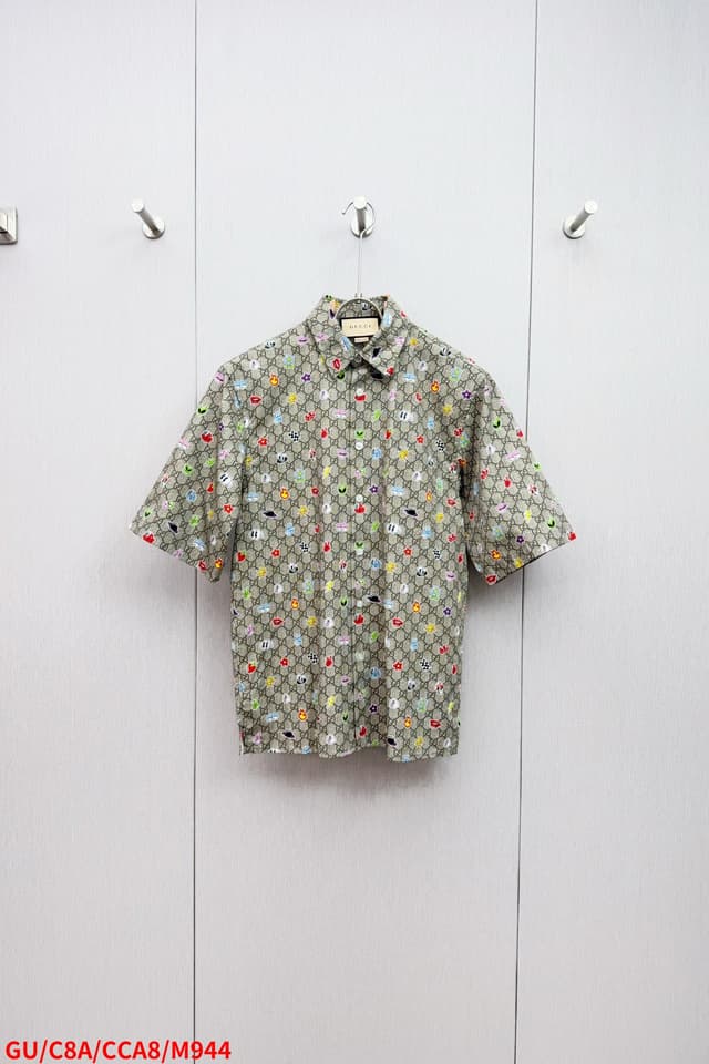 Gucci P230 M944 - 2024Ss GG Print Shirt | Yupoo Rep Clothing image 1