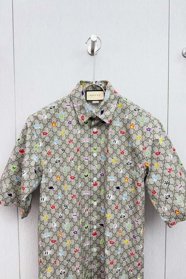 Gucci P230 M944 - 2024Ss GG Print Shirt | Yupoo Rep Clothing image 3