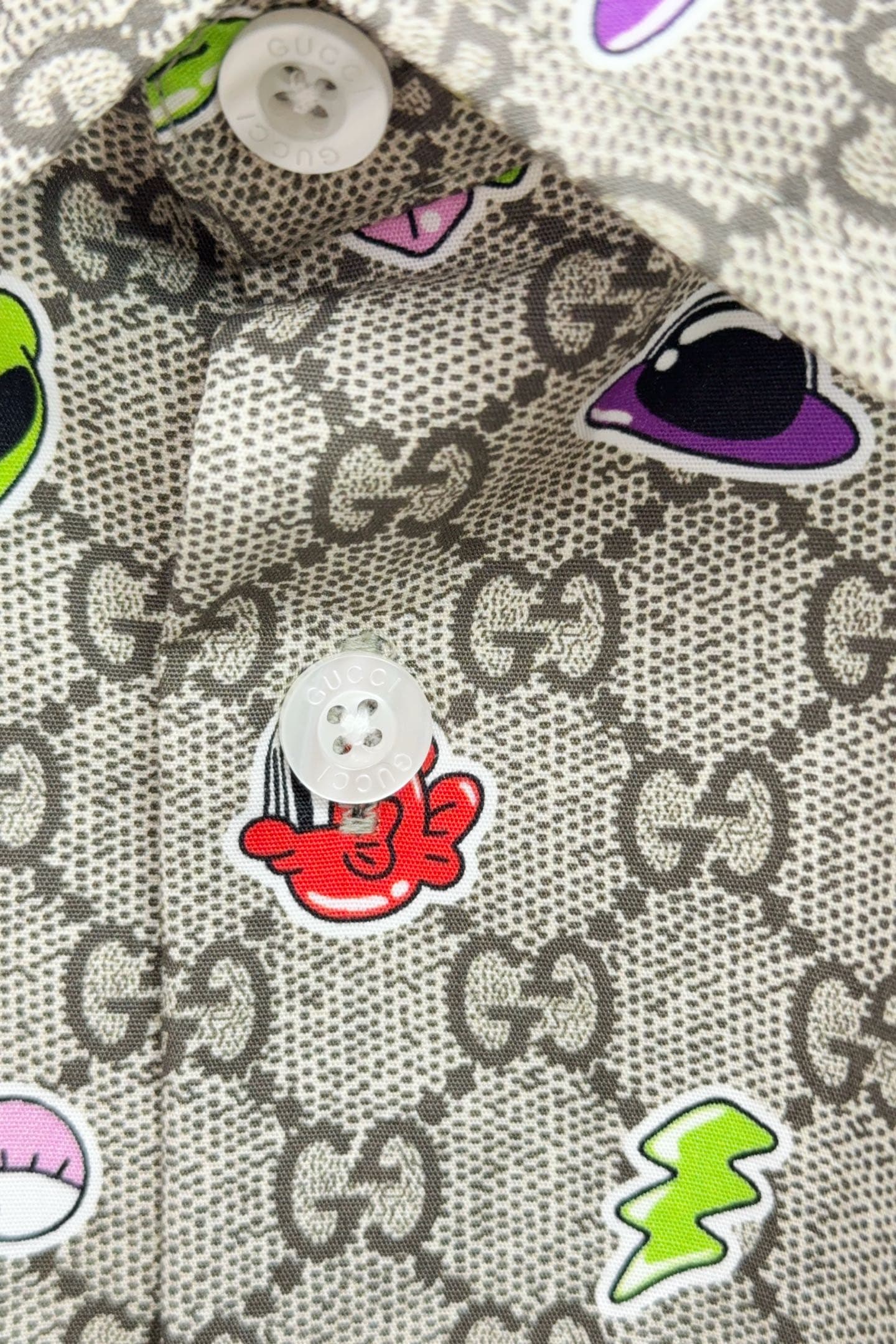 Gucci P230 M944 - 2024Ss Gg Print Shirt 👔 image 5