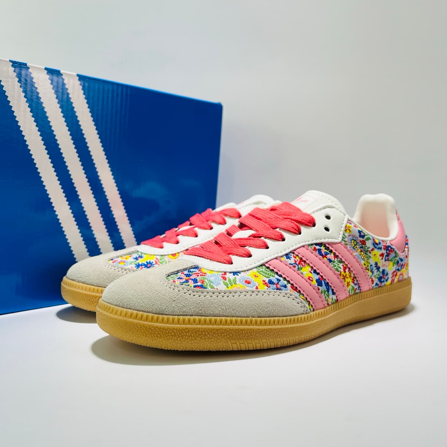 Liberty London x adidas Originals SAMBA OG - Low-Top Lifestyle Sneakers image 4