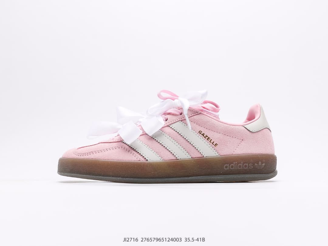 adidas Originals GAZELLE INDOOR W - Women's Low-Top Sneakers (Pink) image 1