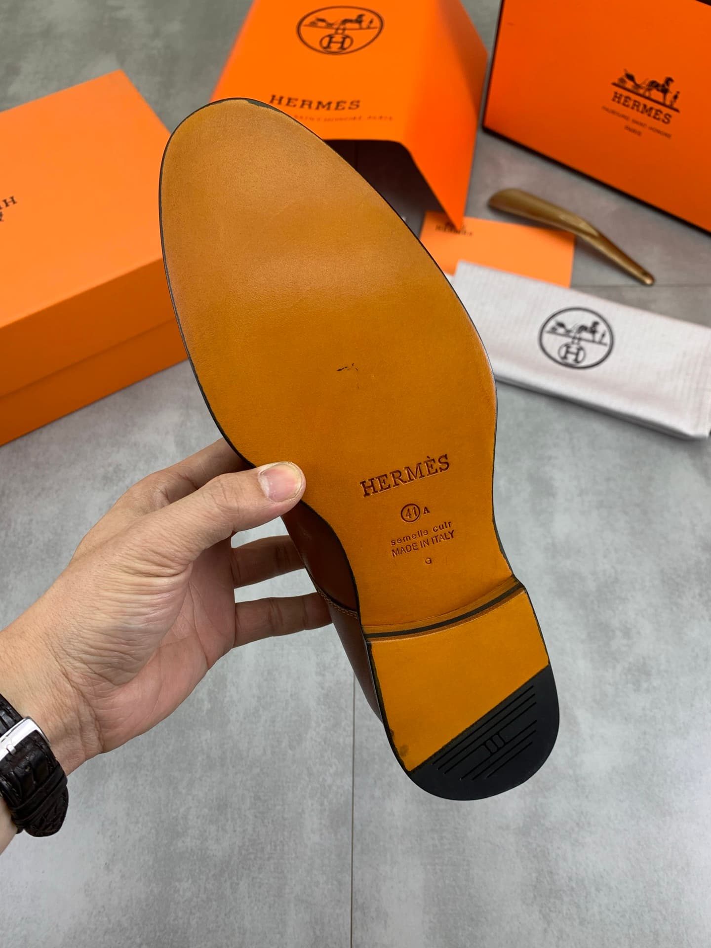 Hermes New Arrival: Giovanni Loafer Leather Shoes image 8