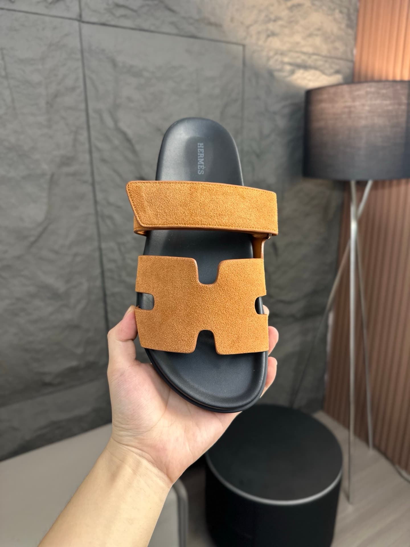 Hermès Chypre Sandals – H-Strap Flat Slides image 4