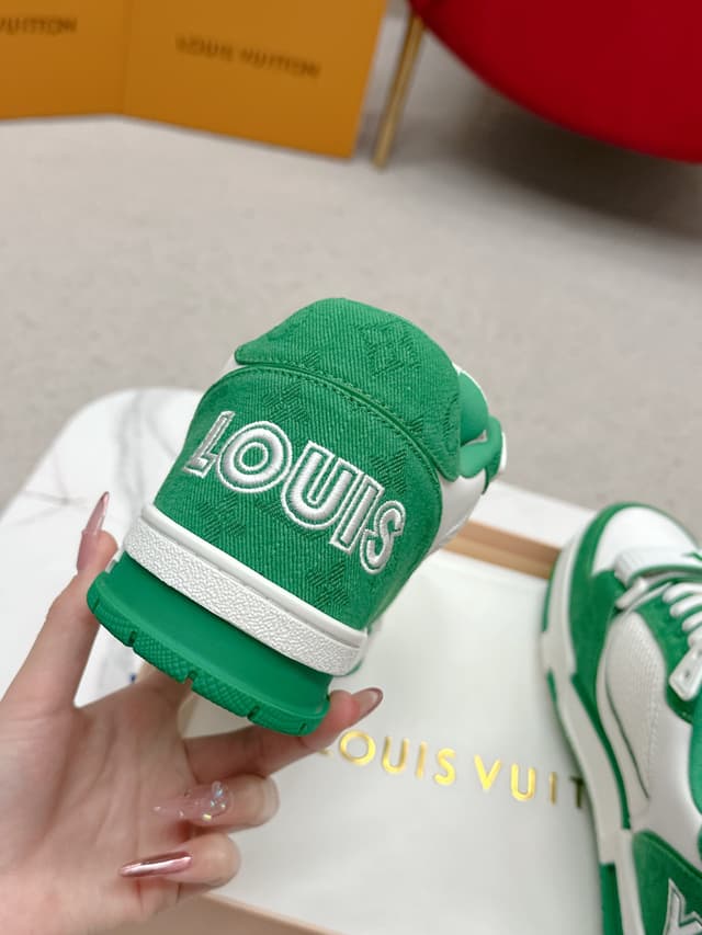 Louis Vuitton LV Trainer Sneakers - Virgil Abloh Inspired | Yupoo Rep Sneakers image 6
