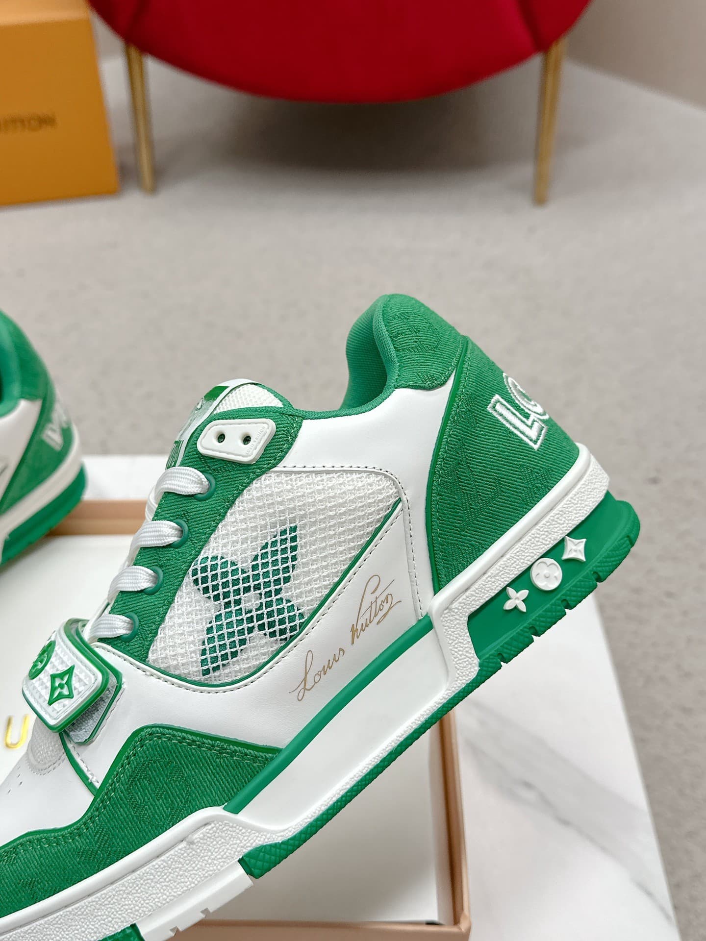 YupooPA shoes: Louis Vuitton LV Trainer Sneakers - Virgil Abloh Inspired image 7