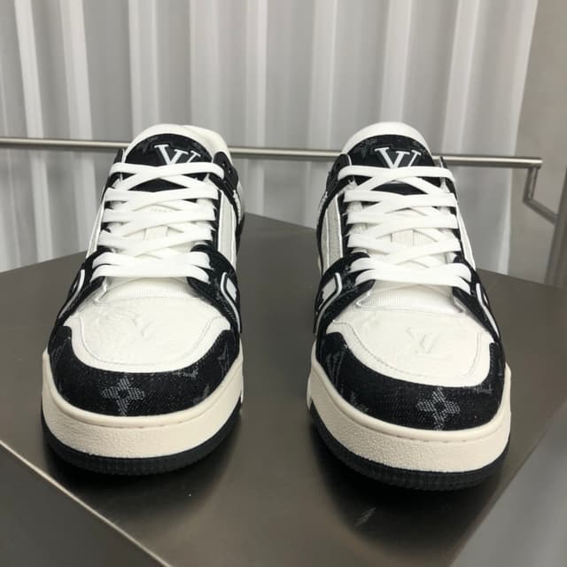 LV Trainer Sneakers - Monogram Patchwork Leather (Virgil Abloh Inspired) | Yupoo Rep Sneakers image 2