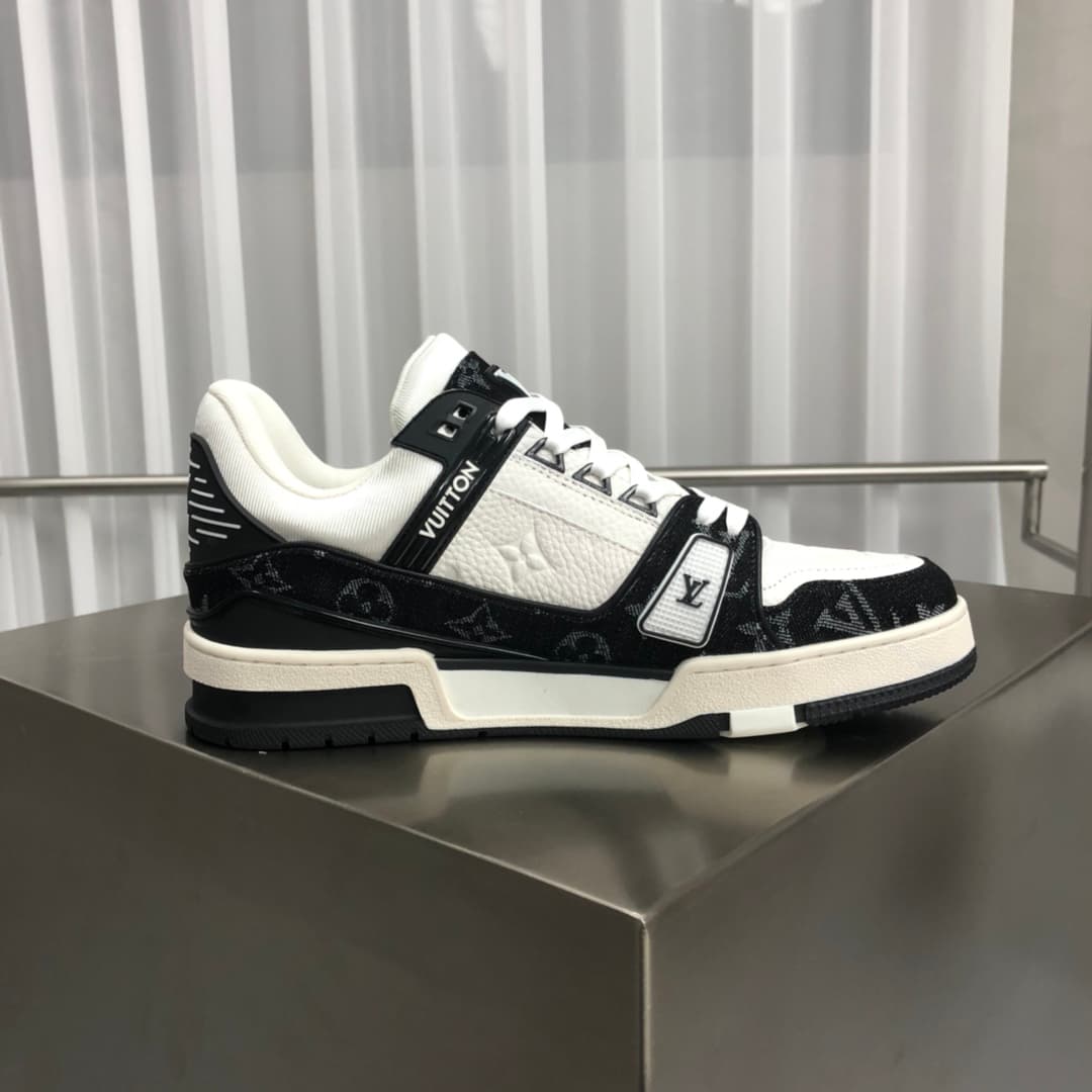 YupooPA Shoes: LV Trainer Sneakers - Monogram Patchwork Leather (Virgil Abloh Inspired) image 5