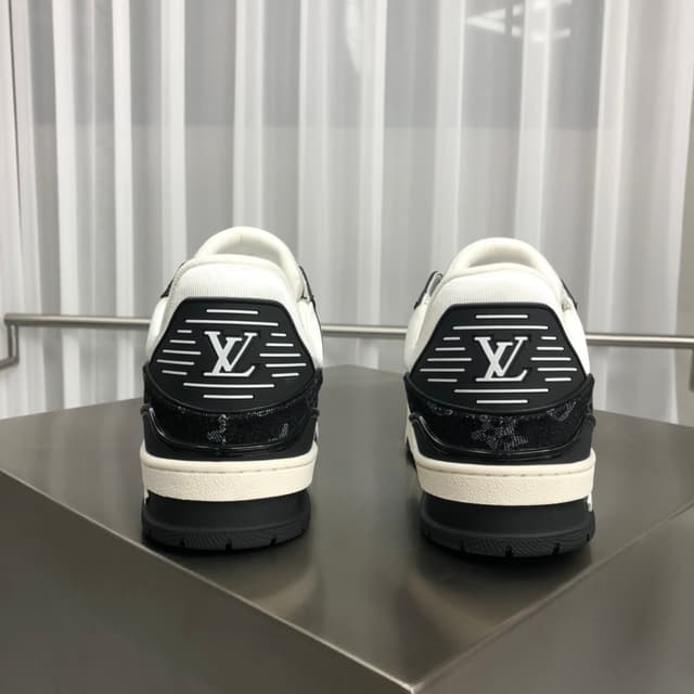 LV Trainer Sneakers - Monogram Patchwork Leather (Virgil Abloh Inspired) | Yupoo Rep Sneakers image 7