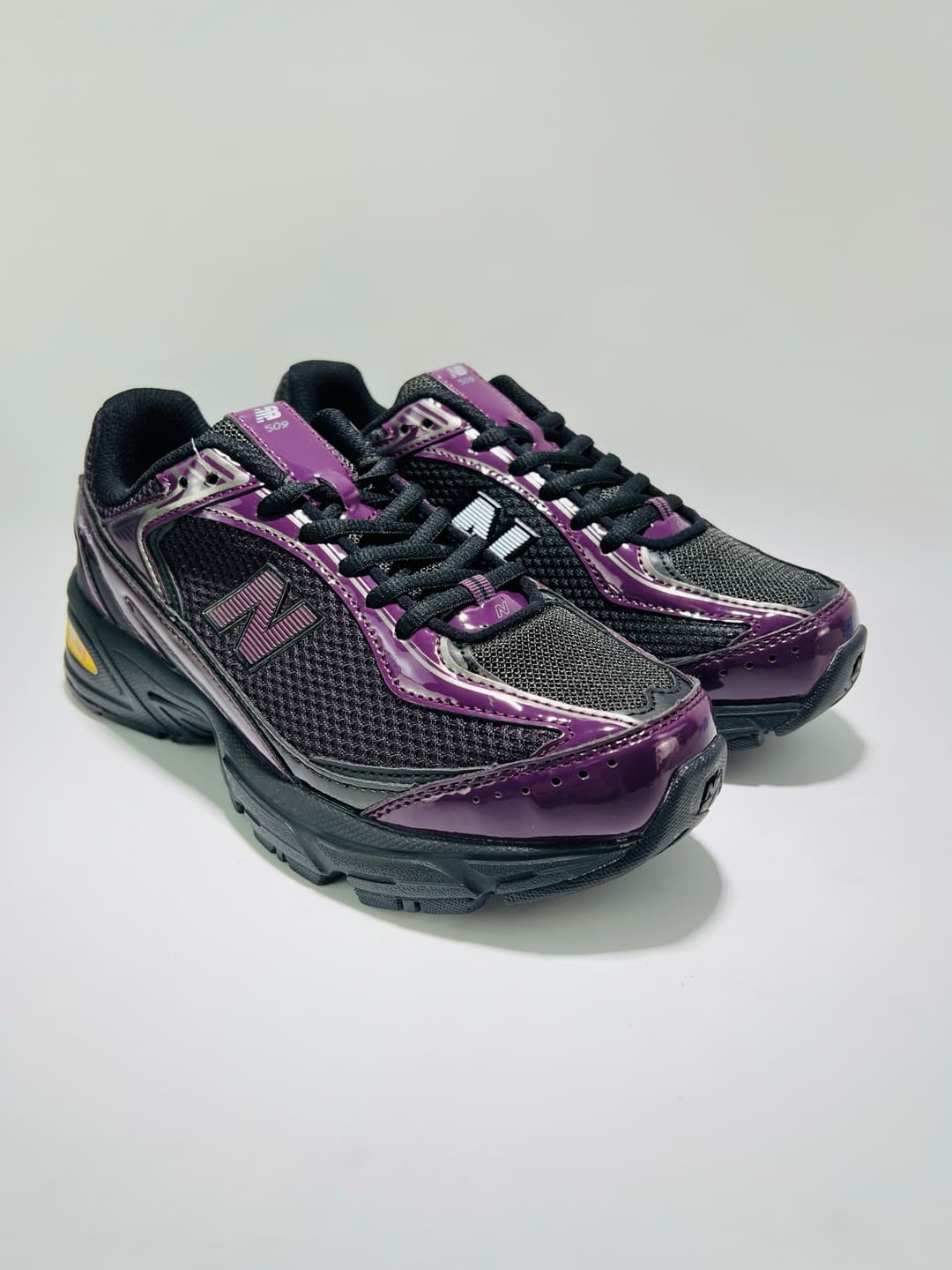 XLIM × New Balance 509 Unisex Lifestyle Sneakers (Black/Purple) image 1