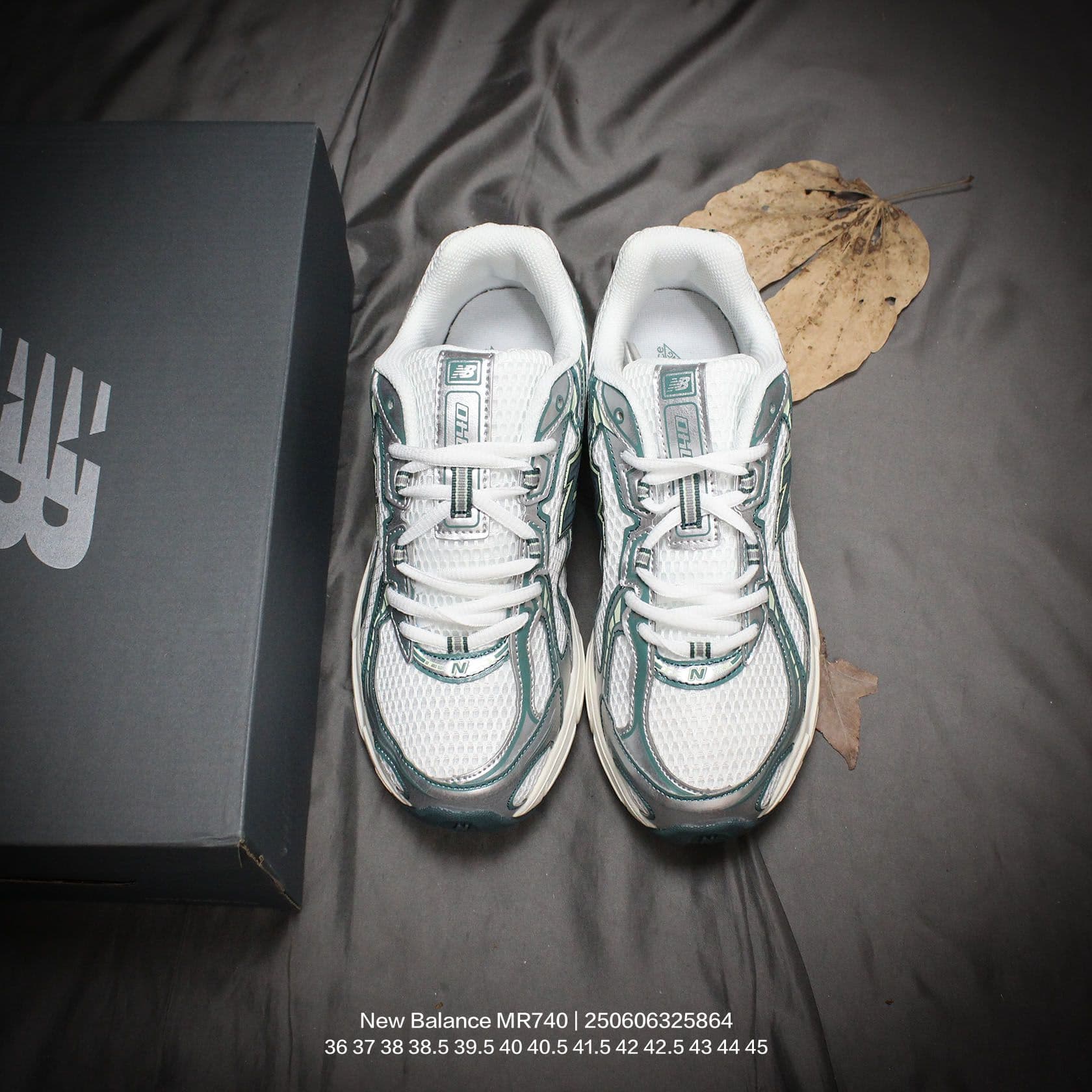 New Balance Mr740 - Silver Swamp Retro Runners 👟 image 8