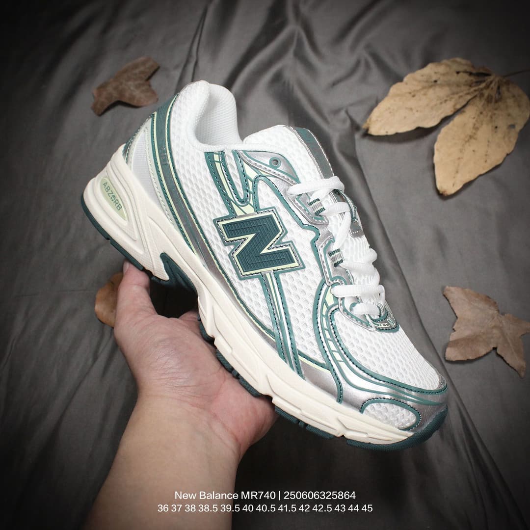 New Balance Mr740 - Silver Swamp Retro Runners 👟 image 1