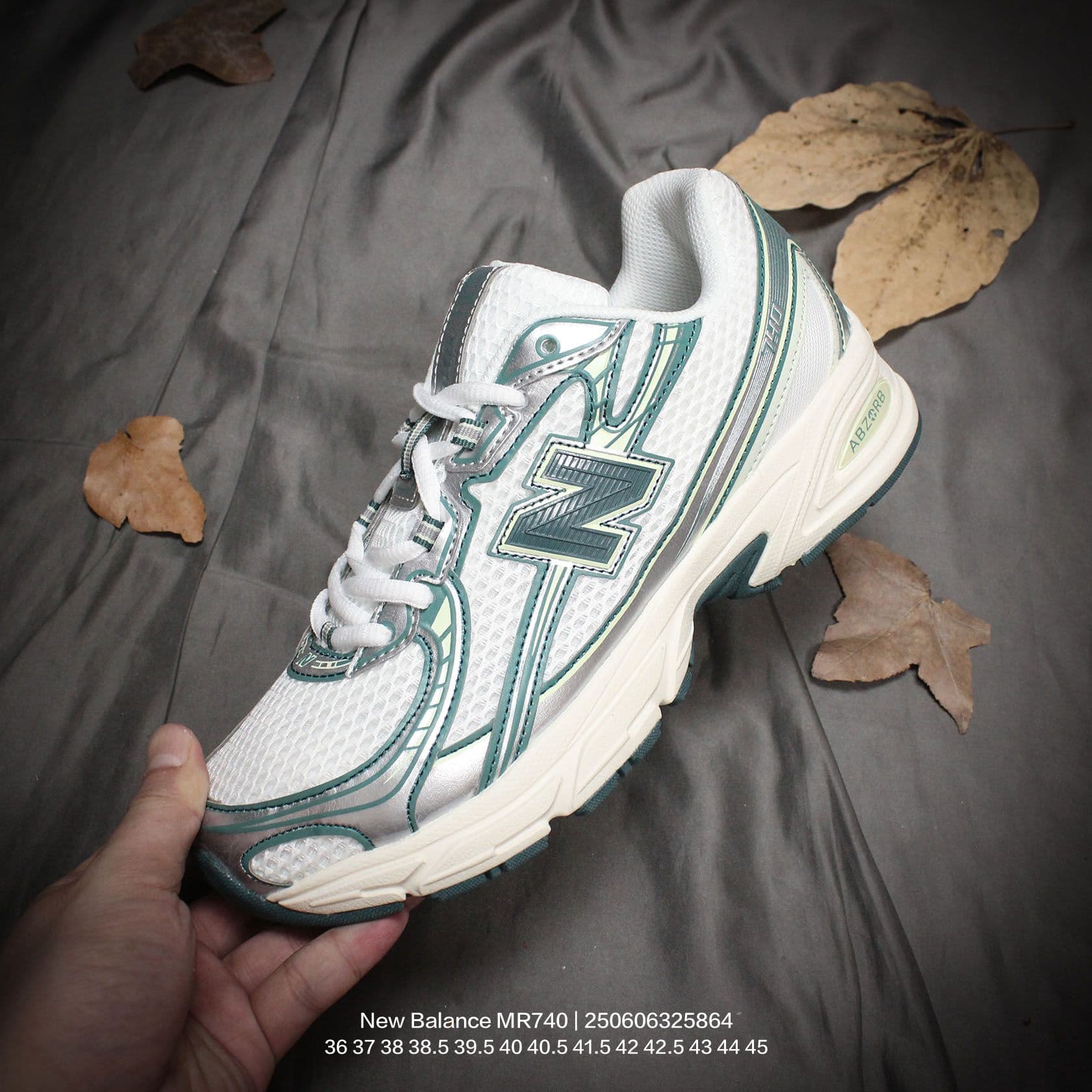 New Balance Mr740 - Silver Swamp Retro Runners 👟 image 3