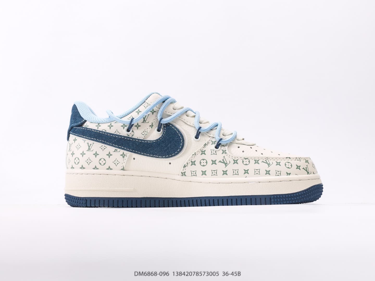 YupooPA Shoes: Nike Air Force 1 Low + LV - Iconic White Retro Sneakers image 2